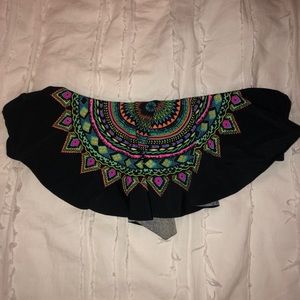 strapless bikini top